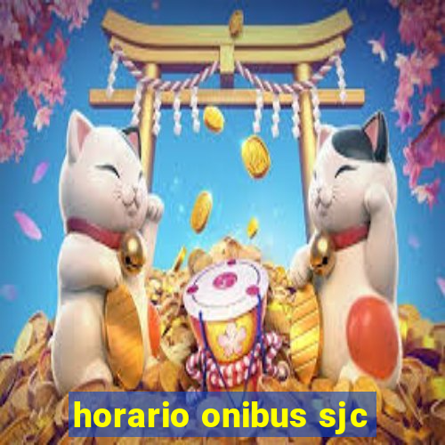 horario onibus sjc